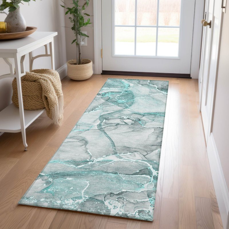 Lorinda Abstract Indoor / Outdoor Rug, Runner 2'3" x 7'6"