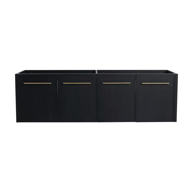 Base de meuble-lavabo mural double 58,69 po seulement