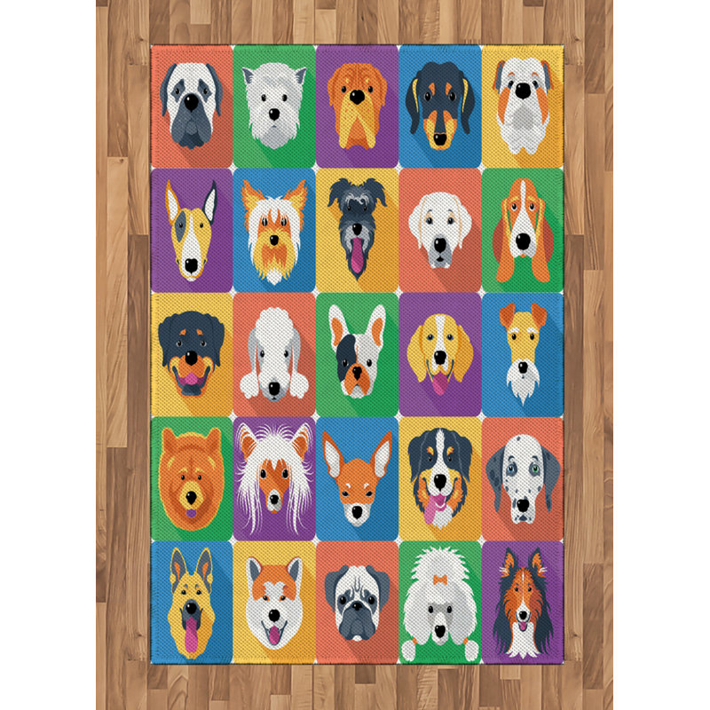 Sophronia Animal Print Hand Woven Area Rug, Rectangle 120 x 180cm