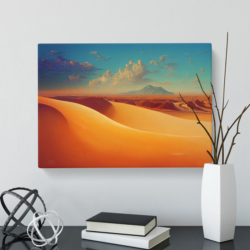 King Desert - Wrapped Canvas, 50cm H x 76cm W x 3cm D