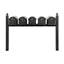 Balmoral Quint Mount Mailbox /w/ Ball Finials & Personalized Door Medallion (5 Mailboxes, Quint Mount Rack, 5 Medallions)-1954112811-1954304795
