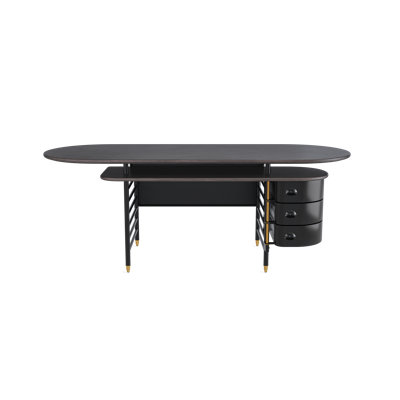 Frank Lloyd Wright Racine Desk with Storage