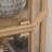 Antique Glass Corner Cabinet, Elegant Display Case For Living Room & Bar Storage, For Collections & Wine-1419111174