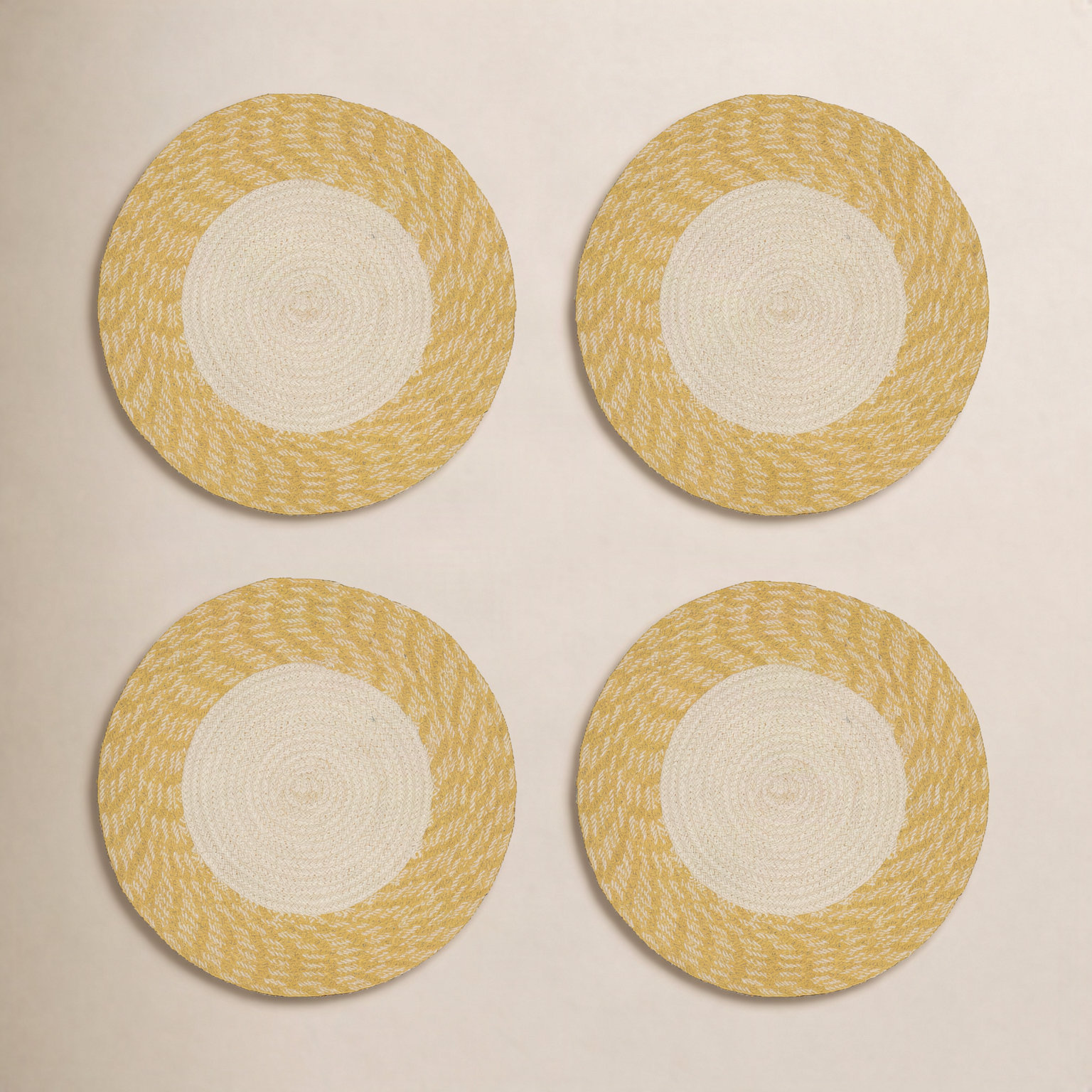 Owens Collection Owens Cotton Placemat, Yellow