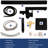 Matte Black, Floor Mounted Bathroom Tub Faucet, Handheld Shower, Lead - Copper Core, Precise Temperature Mixing, 360° Rotating Splash Spout Filler Slip Handles,-118925043