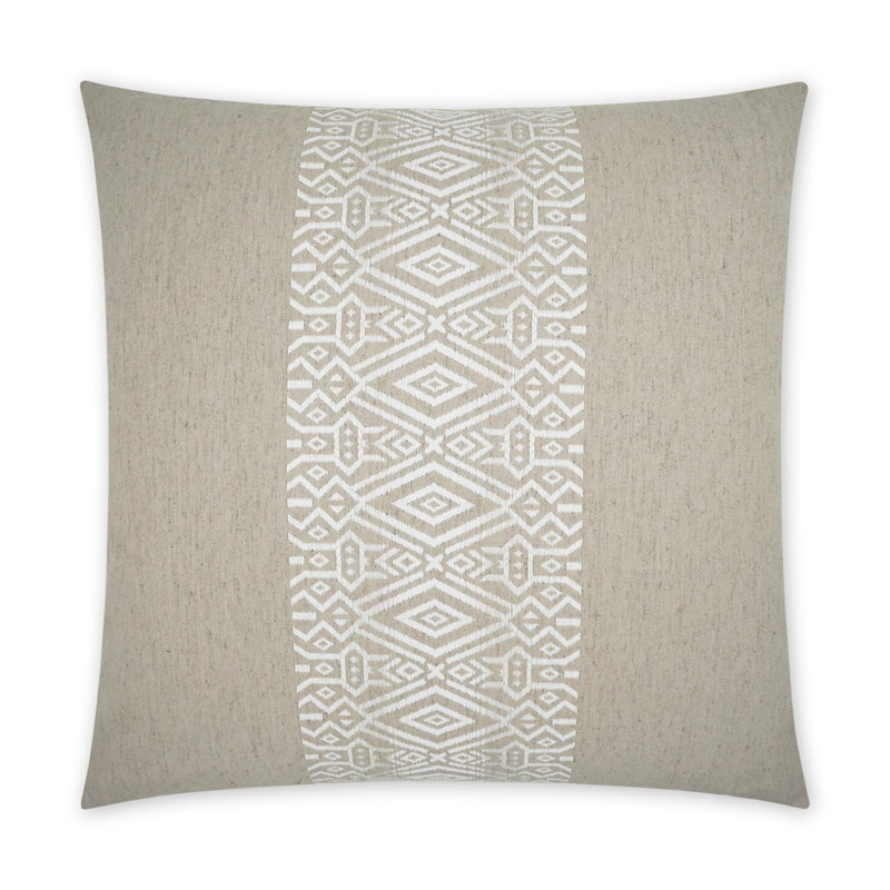 Zinga Pillow Cover & Insert, Twine, Square 24"