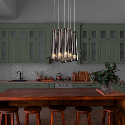 9 - Light LED Cluster Pendant