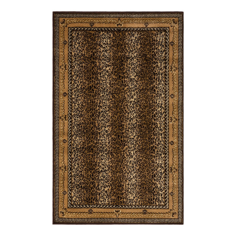 Animal Print Indoor Rug, Rectangle 3'3" x 5'3"