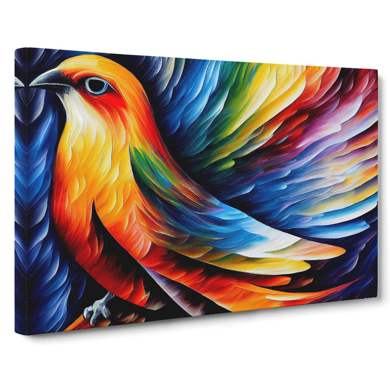 Bird Vol.6 Abstract - Wrapped Canvas, 50cm H x 76cm W x 3cm D