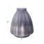 Cool Ice Blue Ribbed Cylindrical Vessel-1037978982