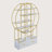Nariya 5 Tiers Steel Round Office Bookcase,High-quality MDF Board Bookshelf with Open Display Shelf and 2 Drawers