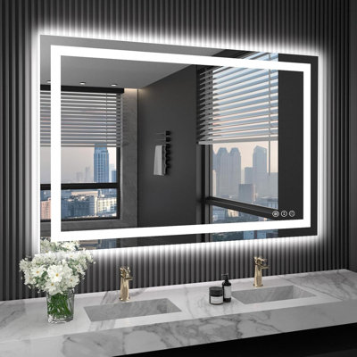 Frameless LED Bathroom Mirror,Smart Mirror