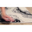 Tapis noir / gris / crème tissé à la machine Dingess-19445627