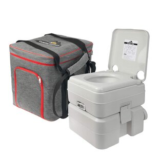 Yitahome  5.28 Gallon Portable Toilet Camping Porta Potty With Carry Bag  And Hand Sprayer