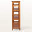 Bibliothèque à 3 sections Morrison Honey Finish pour bureau à domicile, H 41,72 po x l 25,72 po x P 11,74 po