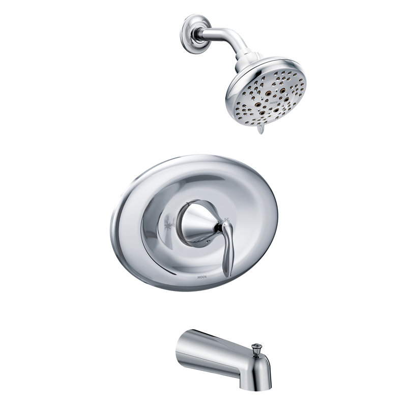 Eva Conversion Posi-Temp Eco-Performance Tub and Shower Faucet, Chrome