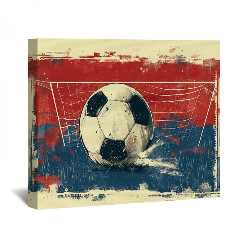 " Soccer ", 12" H x 18" W x 3" D