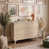 Sand Beige/Herringbone Scandi Pattern