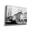 «Copenhagen Affiche Black and White» par Linda Woods, estampe numérique sur toile-954605745