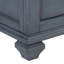 Élégante table basse à plateau relevable de 40 po, aucun assemblage requis, finition bleue en velours côtelé