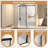 48" W × 72" H Single Sliding Shower Door,5mm fixed glass and 6mm sliding glass Frameless , Clear Tempered Glass, Stainless Steel handle,Matte Black-124324536