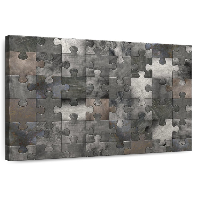 Casse-tête en métal Kerner, H 26 po x l 39 po