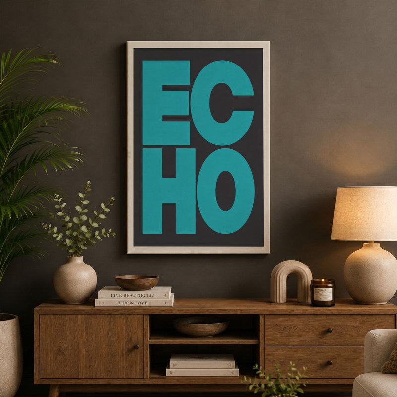 Print, 36x24 - 91.4 x 61.0 cm, Teal Border