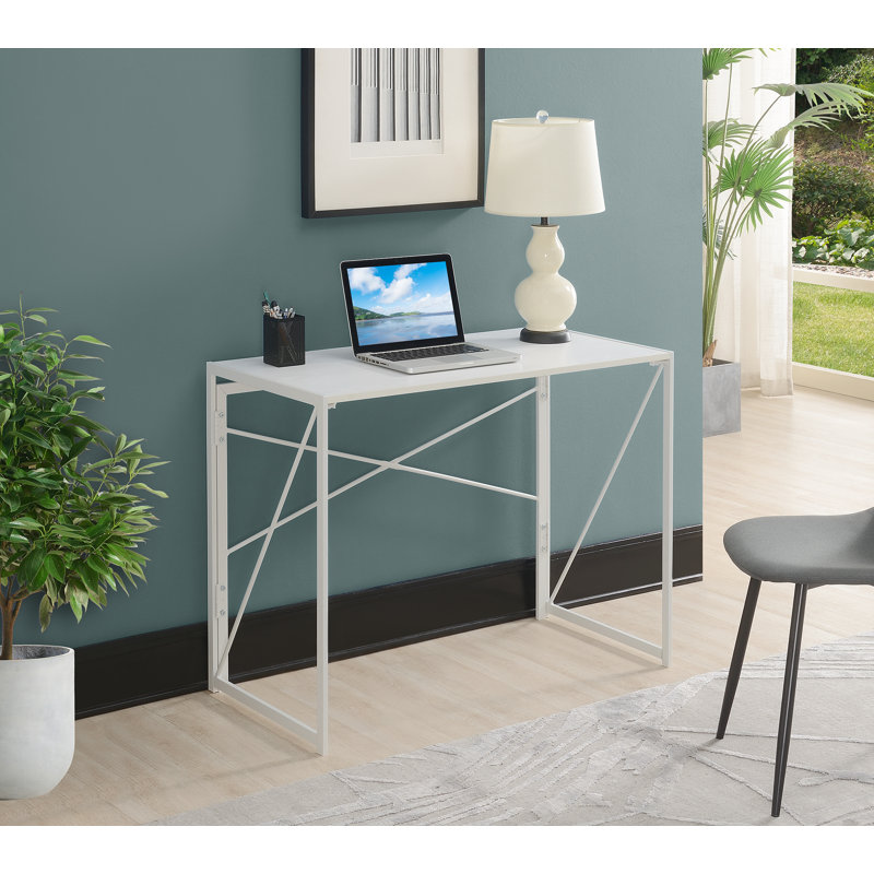 Bureau d'ordinateur pliant, Espresso / Noir