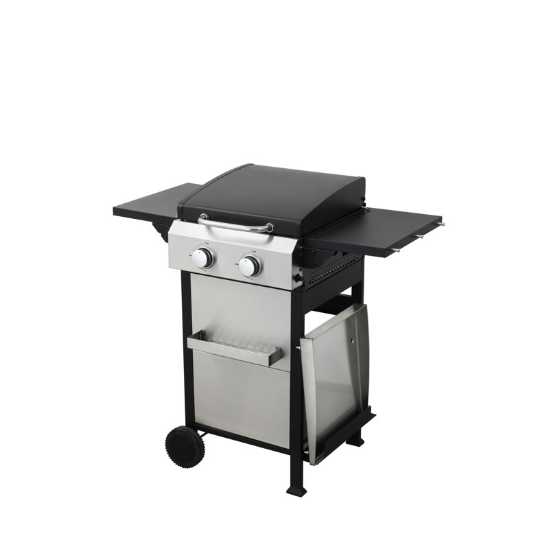 Portable Propane Gas Grill with Enameled Wire Cooking Grates