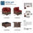 Benboe 6 - Person Patio Conversation Set with Cushions-1368723263