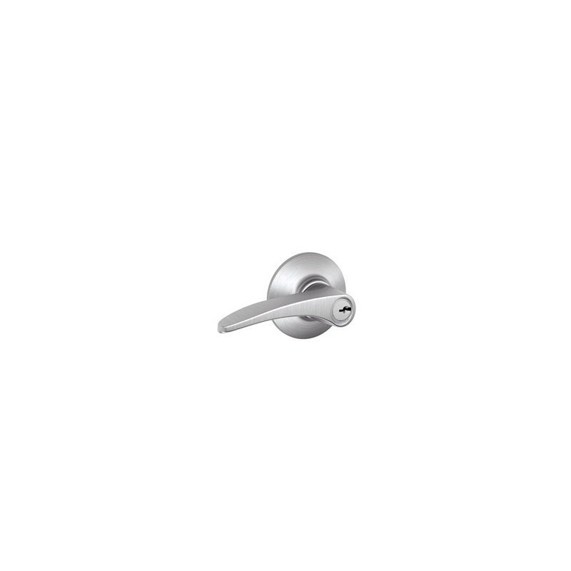 Manhattan Lever Keyed Entry Lock, Keyed Alike, Yes, Satin Chrome