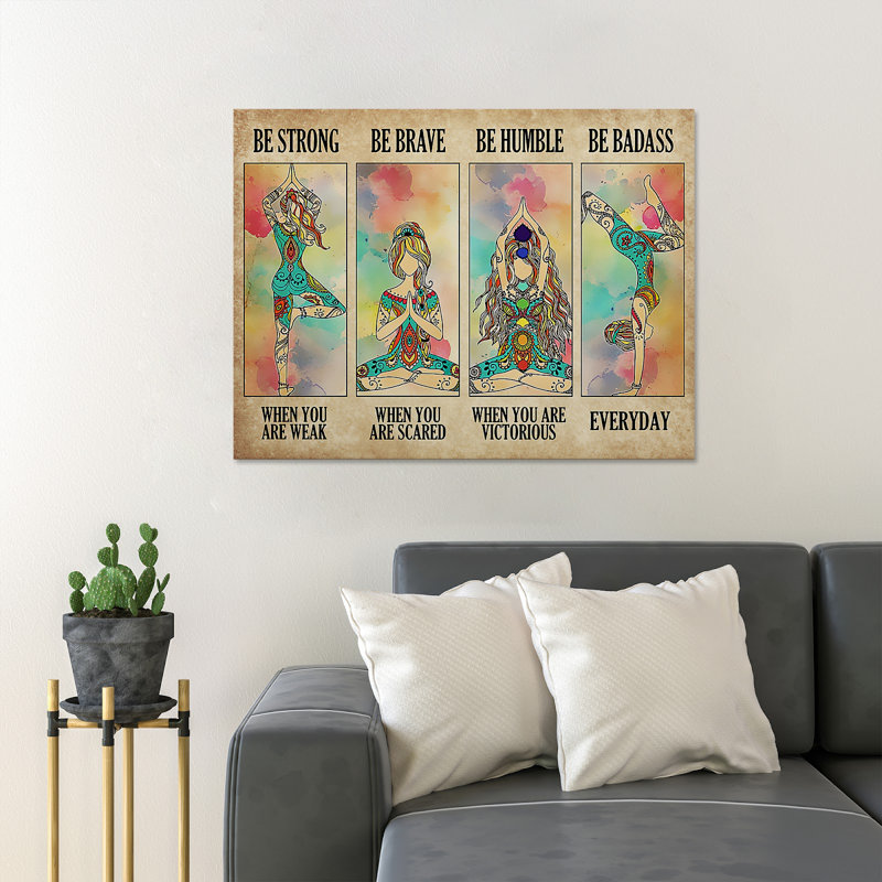 «Value N'applique pas», impression sur toile tendue, H 16 po x l 20 po x P 2 po