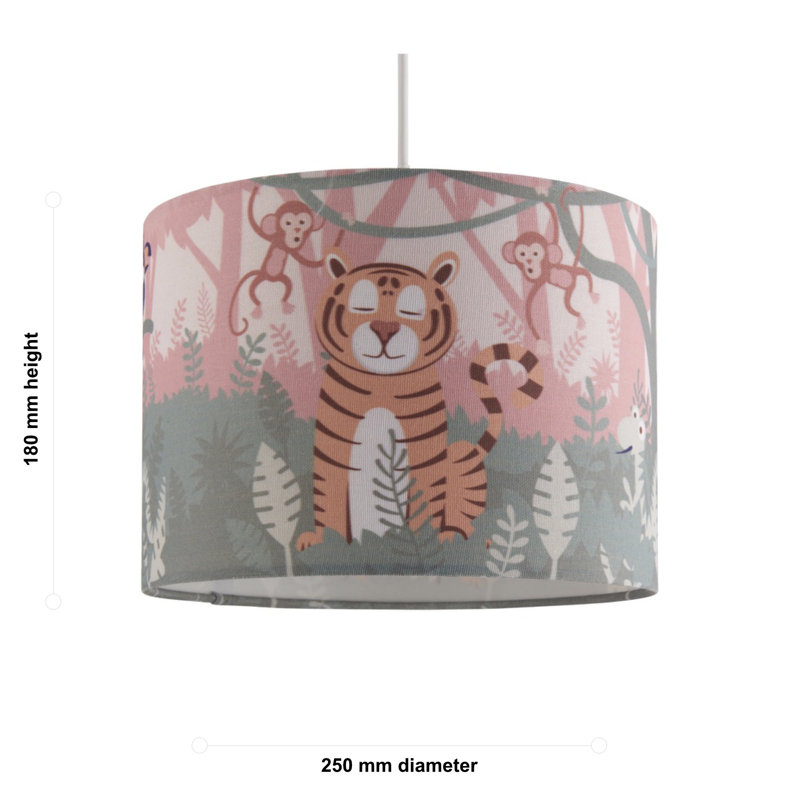 18 cm H Drum Fabric Lamp Shade