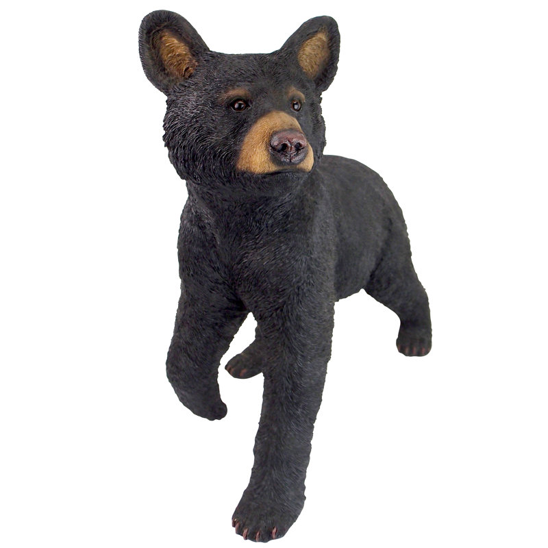 Statue d'ours noir Snooping Cub