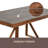 Nashia 6 - Person Acacia Wood Patio Dining Set with Rectangular Table-811252752