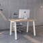 Modular Computer Office Desk, Modern Style Small Study Writing Workstation Table for Home & Business-570890240