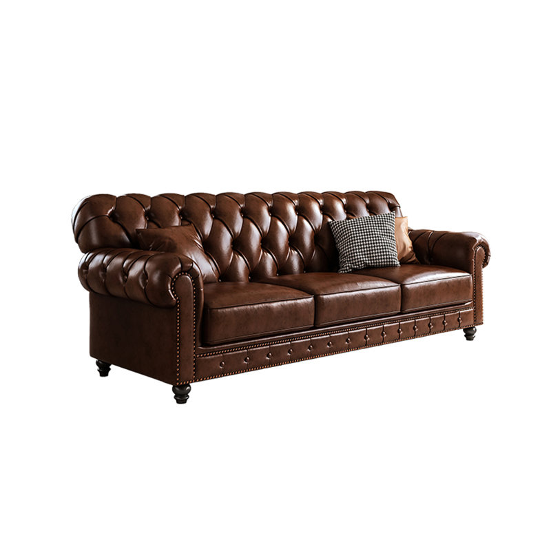 Canapé American, H 35,4 po x l 86,6 po x P 37,4 po