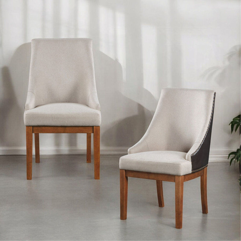 Ensemble de 2 chaises rembourrées Traditional Luxury