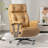 Kinnls Freya Power Recliner Chair with Footrest, Fully Reclining Office Chair Modern Managerial Executive Chairs, Ergonomic Genuine Leather Home Office Desk Chair(Khaki-Dual Motor)-101575229