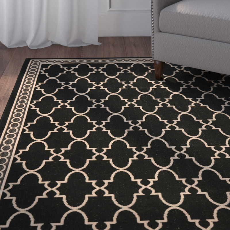Tapis géométrique Carolino Performance, Rectangle 4 pi x 5 pi 7 po