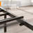 Upholstered Metal Bookcase Storage Bed-246066621