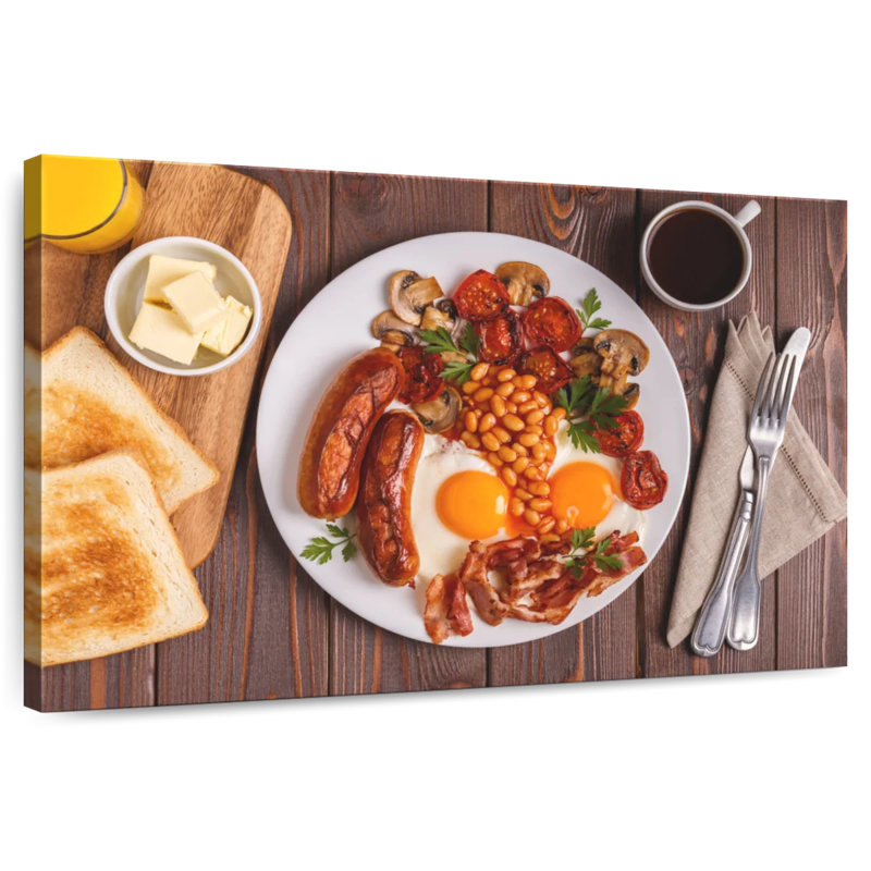 Petit-déjeuner anglais Yarlin, H 32 po x l 48 po