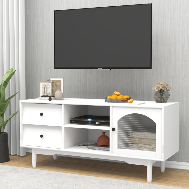 Meuble télé polyvalent avec beaucoup de rangement et un design élégant pour votre salon