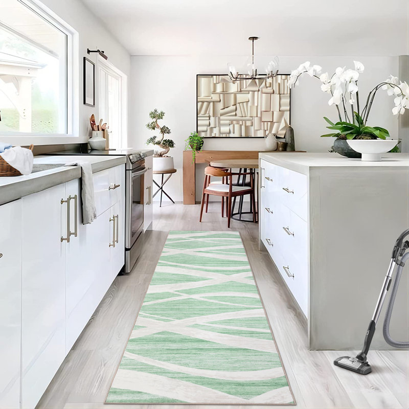 Modern Area Rug Washable Rug Large Living Room Rug Indoor Soft Throw Rugs Ultra-Thin Non-Shedding Bedroom Rug Foldable Low Pile Non Slip Accent Carpet for Dining Nursery Farmhouse Home Office