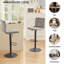 Paynter Swivel Adjustable Height Stool-667569083