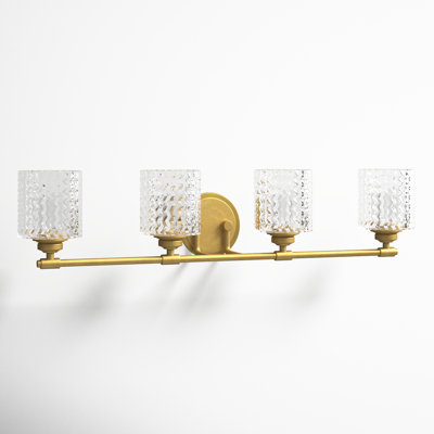 Adley 4 Light Frosted Dimmable Vanity Light