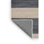 Tapis beige à rayures horizontales lavable à la machine-1943829183