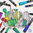 Coloured Non Magnetic Markers Set Of 36 W/ Bag In Use Gtin:00810101380303