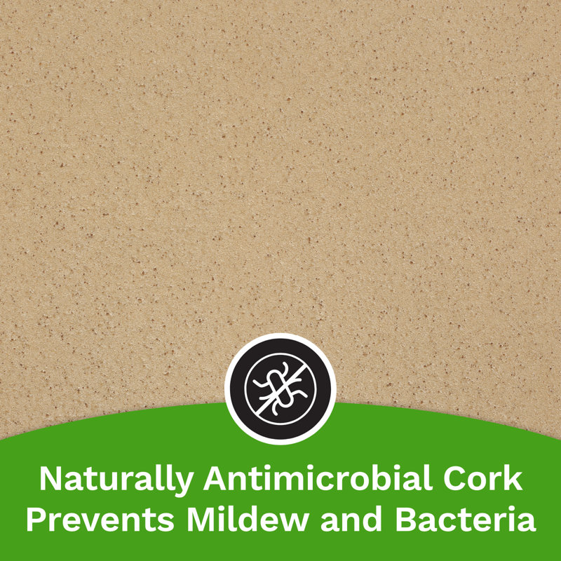 Eco-Friendly Cork and Polyethylene Underlayment Roll with Vapor Barrier