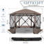 Starry Sky Top, 12 pi x 12 pi, camping portatif avec moustiquaires-104885077